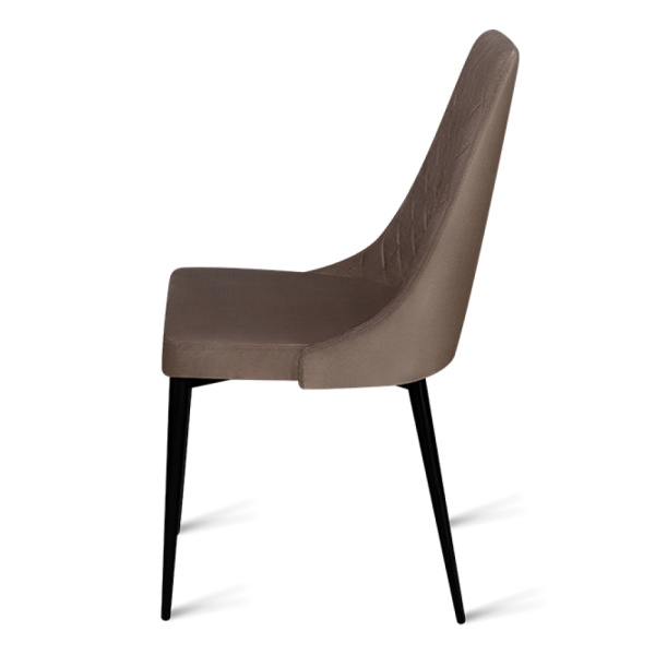 Стул B240 (B240 MOKKA VL12, BK VD)